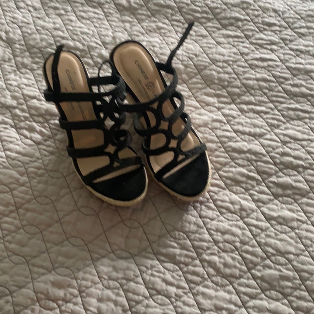 Barely worn wedge heels